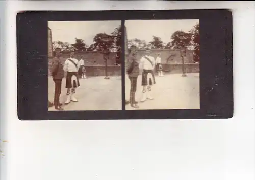 UK - SCOTLAND - EDINGBURGH, Soldiers, Stereo - Photo, ca. 1900