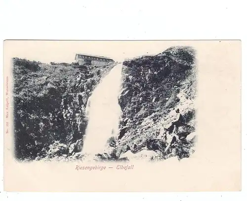 BÖHMEN & MÄHREN - SPINDLERMÜHLE / SPINDLERUV MLYN, Elbefall und Elbfallbaude, ca. 1900