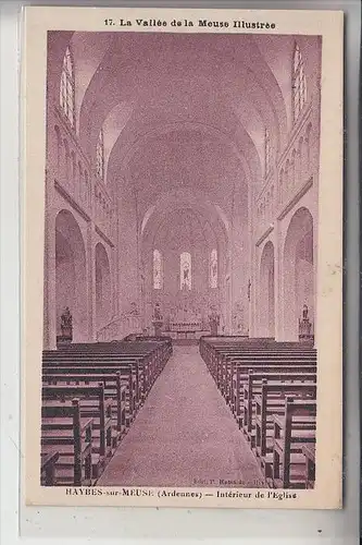 F 08170 HAYBES - SUR - MEUSE, Interieur de l'Eglise