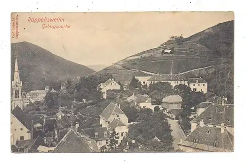 F 68150 RIBEAUVILLE / RAPPOLTSWEILER, Gebirgspartie, ca. 1905, ungeteilte Rückseite