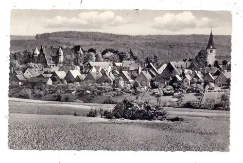 4924 BARNTRUP., Ortsansicht 1956, Bahnpost Köln - Braunschweig