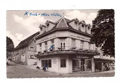 7847 BADENWEILER, Conditorei Cafe Grether, 1962