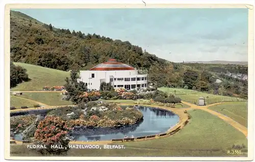 UK - NORTH IRELAND - BELFAST, Hazelwood, Floral Hall, 1958