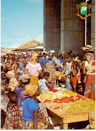 VÖLKERKUNDE / ETHNIC - Cote d´Ivore, Abidjan, Marche de Treicheville