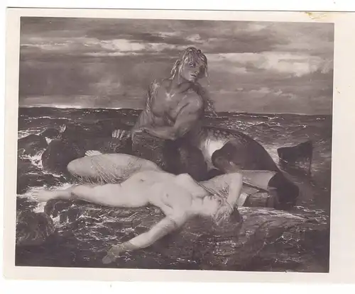 MEERJUNGFRAU / MERMAID / NIXE, Triton und Nereide, Arnold Böcklin