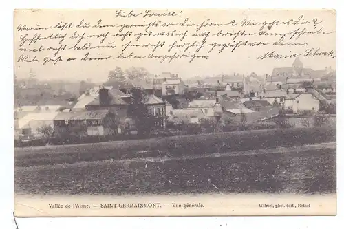 F 08190 SAINT GERMAINMONT, Vue generale, 1904