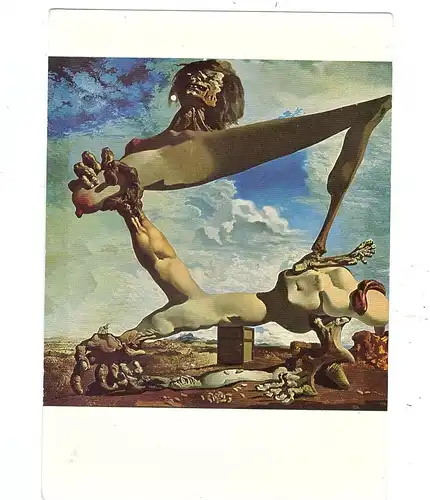 KÜNSTLER - ARTIST - SALVADOR DALI, "Premonition a la guerre civile"