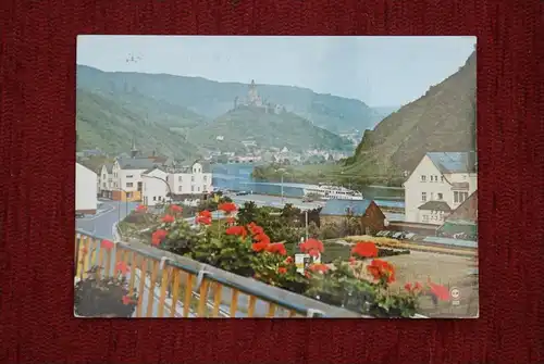 5590 COCHEM - SEHL, Blick auf Cochem v. Hotel Panorama