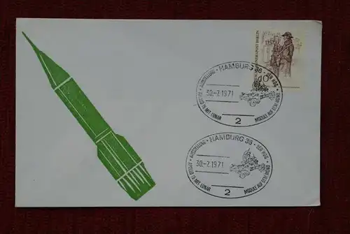 WELTRAUM - SPACE, Sonderstempel - special postmark - Apollo 15 Lunar Module