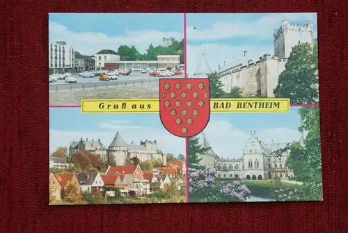 4444 BAD BENTHEIM, Mehrbildkarte & Stadtwappen