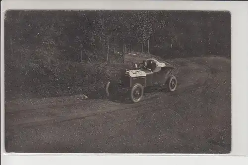 AUTO - RENNSPORT - EIFELRENNEN Nideggen 1926, Photo-AK mit Widmung von Heinrich Dörper