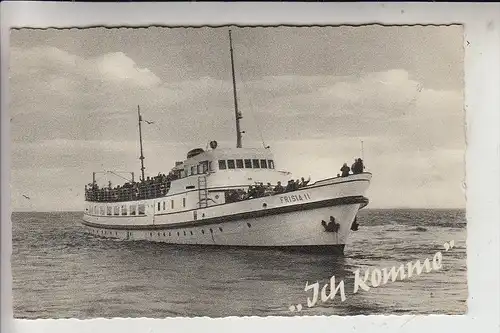 2972 BORKUM, Fähre FRISIA II, 1965