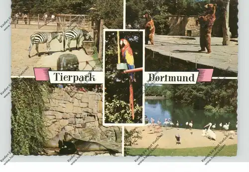 ZOO - DORTMUND, Mehrbild-AK