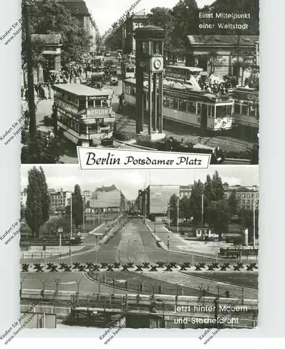 1000 BERLIN, Berliner Mauer, Potsdamer Platz, Tram