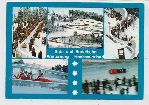 WINTERSPORT - Bobfahren, Winterberg Bob - und Rodelbahn