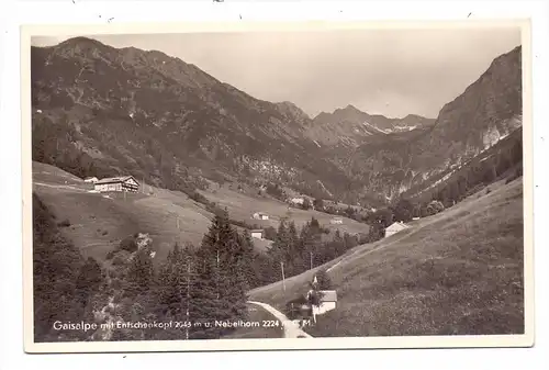 8975 FISCHEN - LANGENWANG, Wirtschaft Gaisalpe, Nebelhorn, 193...