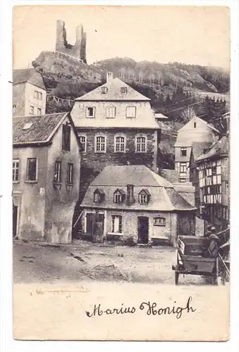 5108 MONSCHAU, Strassenpartie, ca. 1905, kl. Knick