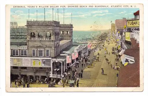 USA - NEW JERSEY - ATLANTIC CITY, Young's Million Dollar Pier, kl. Druckstelle