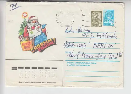 WEIHNACHTEN - SANTA CLAUS, NIKOLAUS, GA / Postal Stationery Russland