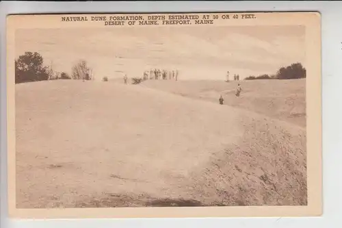 USA - MAINE - FREEPORT, Natural Dune Formation, Sesert of Maine 1930