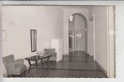 4970 BAD OEYNHAUSEN, Herbers Kurhotel 1956, Möbel - Lampe - Kühlschrank 50er-Jahre