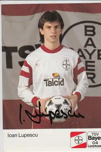 SPORT - FUSSBALL - BAYER LEVERKUSEN - IOAN LUPESCU - Autogramm