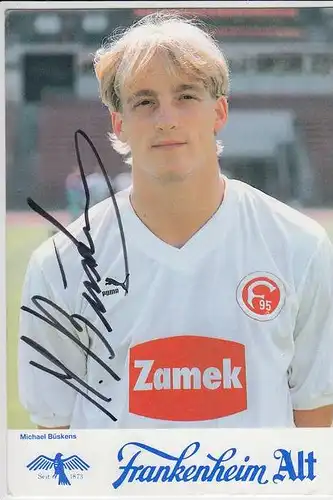 SPORT - FUSSBALL - FORTUNA DÜSSELDORF - MICHAEL BÜSKENS - Autogramm