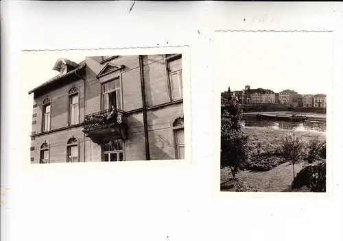 4950 MINDEN, 2 Photos 7,3 x 10,4 cm, 1955