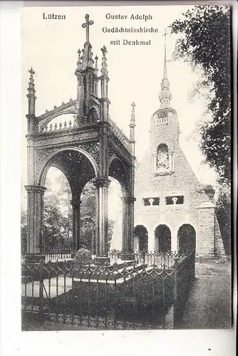 0-4854 LÜTZEN, Gustav Adolph Gedächtniskirche & Denkmal