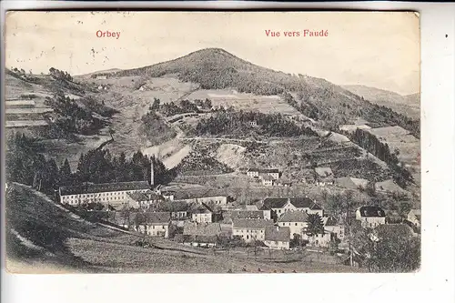 F 68370 ORBEY / Urbeis Vue vers Faude, 1906