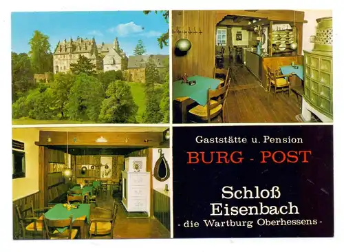 6420 LAUTERBACH, Schloß Eisenbach, Gaststätte Burg-Post