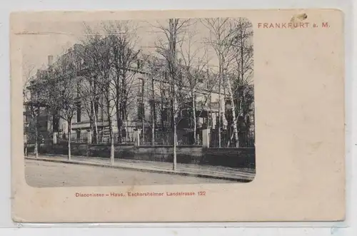 6000 FRANKFURT, Diakonissen - Haus, Eschersheimer Landstrasse, Druckstelle