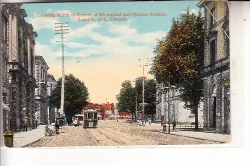 CANADA - LONDON / Ontario, Richmond & Queen's Av., Tram