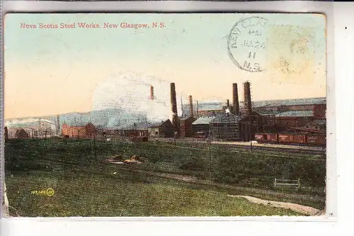 CANADA - NEW GLASGOW / Nova Scotia, Nova Scotia Steel Works, 1911
