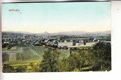 5560 WITTLICH, Kaserne, Panorama, 1911, kl. Knick