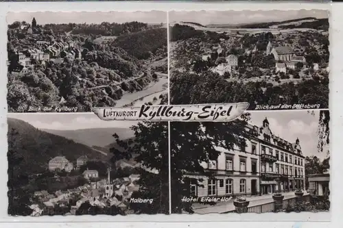 5524 KYLLBURG, Hotel Eifeler Hof, Malberg, Stiftsberg...1957