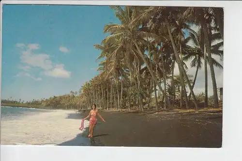 USA - HAWAII - Big Island - Kalapana - Black Sand Beach 1969