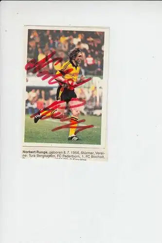 SPORT - FUSSBALL - BORUSSIA DORTMUND - NORBERT RUNGE - Autogramm