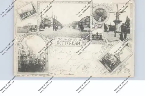 ZUID-HOLLAND - ROTTERDAM, Souvernir de Rotterdam, 1898