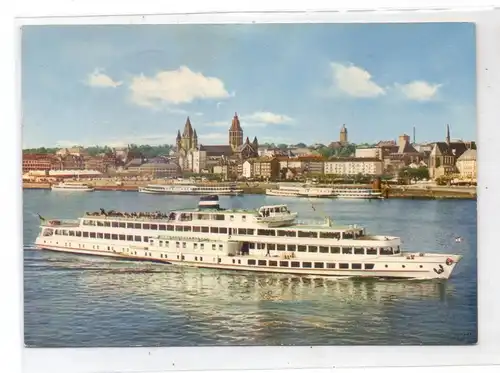 BINNENSCHIFFE - RHEIN, Köln-Düsseldorfer "LORELEY" vor Mainz