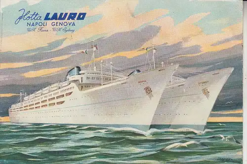 SCHIFFE - OZEANSCHIFF - Flotta LAURO - "ROMA" & "SYDNEY", 1961