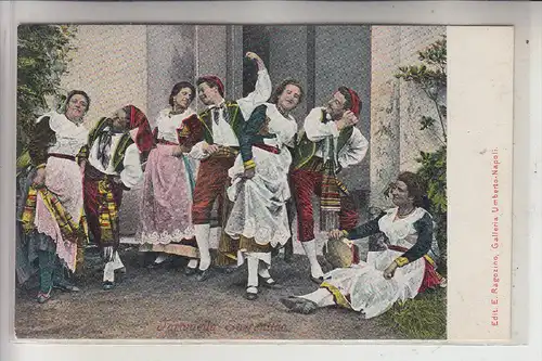 TRACHTEN - TANZ, Tarantella Sorrentina, ca. 1905