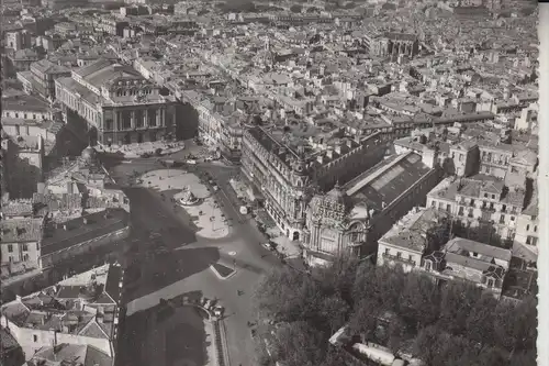 F 34000 MONTPELLIER, La Place de la Comedie, Vue airienne