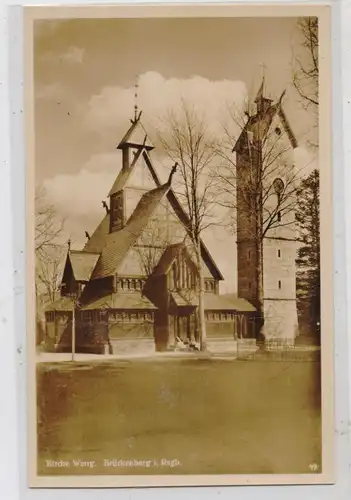 NIEDER-SCHLESIEN - KRUMMHÜBEL / KARPACZ, Kirche Wang