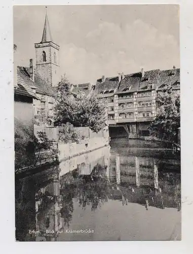 0-5000 ERFURT, Blick zur Krämerbrücke, 1967