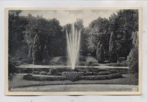 NIEDER - SCHLESIEN - BAD ALTHEIDE / POLANICA ZDROJ, Springbrunnen im Kurpark