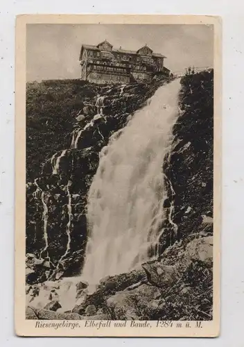 BÖHMEN & MÄHREN - SPINDLERMÜHLE / SPINDLERUV MLYN, Elbefall und Elbfallbaude