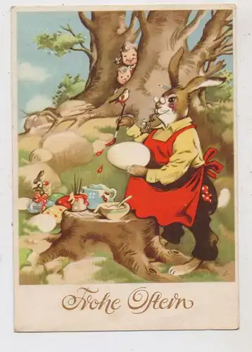 OSTERN - Eiermalender Osterhase und Kinder