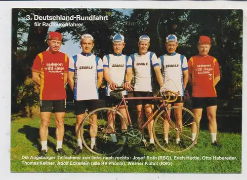 RADSPORT / CYCLISME - 3. Deutschland - Rundfahrt 1980, Die Augsburger Teilnehmer