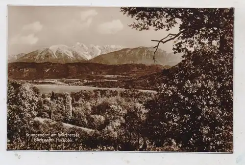 A 9201 KRUMPENDORF, Blick gegen Hochobir, 1938